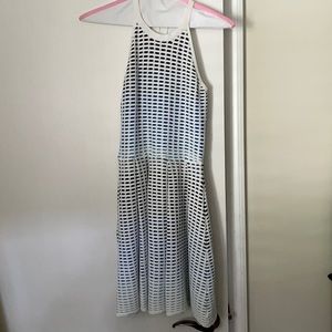 Parker Blue and Black Ombre dress